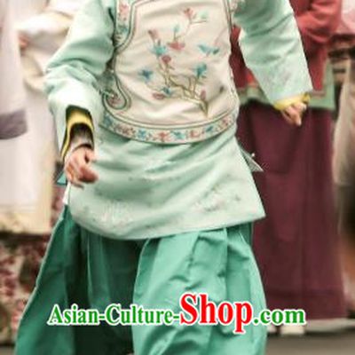 Chinese Ancient Qing Dynasty Patrician Lady Drama WuXin The Monster Killer Li Yueya Costume and Headpiece for Women