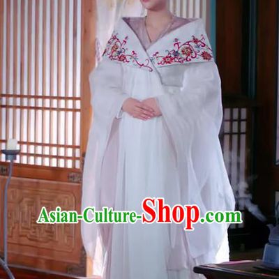 Chinese Ancient Princess Chang Le Hanfu Dress Drama The Love Lasts Two Minds Costume and Headpiece for Women