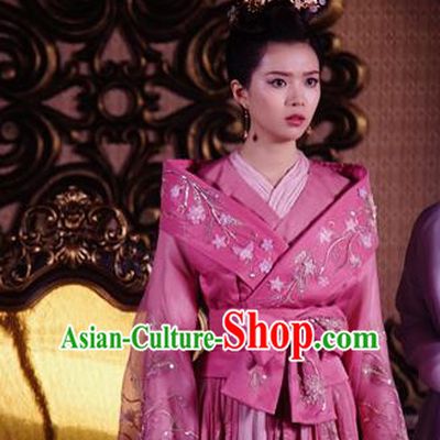 Chinese Ancient Infanta Wang Zesheng Hanfu Dress Drama The Love Lasts Two Minds Costume and Headpiece for Women