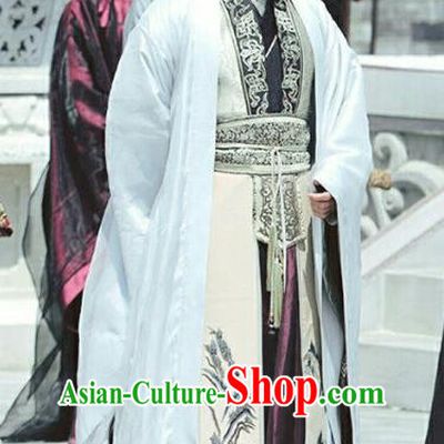 Chinese Ancient Official Chancellor Feng Ruge Clothing Historical Drama Colourful Bone Costume and Headpiece for Men