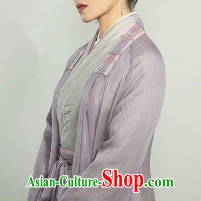 Chinese Ancient Court Maid Zhi Xia Hanfu Dress Drama The Love Lasts Two Minds Costume and Headpiece for Women