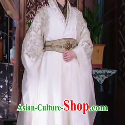Chinese Ancient Noble Childe Clothing Historical Drama The Love Lasts Two Minds Costume and Headpiece for Men