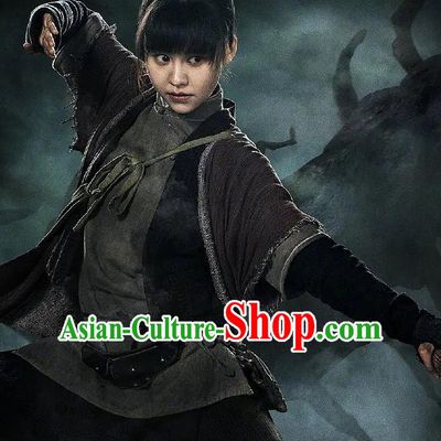 Chinese Drama Candle in The Tomb The Wrath of Time Grave Robber Hua Ling Costume and Headpiece for Women