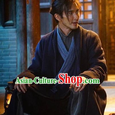 Chinese Drama Candle in The Tomb The Wrath of Time Swordsman Grave Robber Leader Zhegu Shao Costume for Men