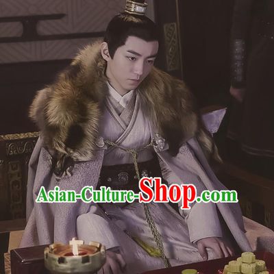 Chinese Ancient King Baili Haohe Clothing Historical Drama Guardians of The Ancient Oath Karry Costume for Men