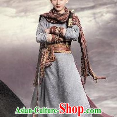 Chinese Drama Guardians of The Ancient Oath Female Civilian Qiu Xiaotong Costume and Headpiece for Women