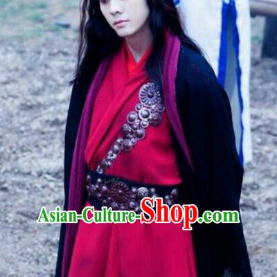 Chinese Ancient Swordsman Ding Yin William Chan Clothing Historical Drama The Legend of Zu Costume for Men