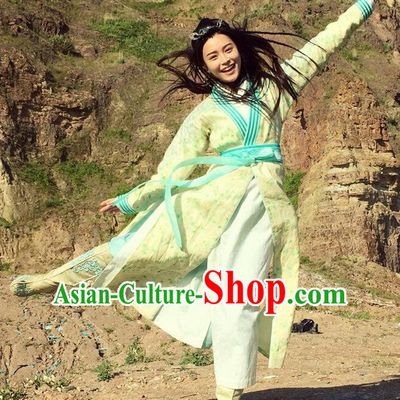 Chinese Historical Drama The Legend of Zu Ancient Demon Princess Tu Meng Costume and Headpiece for Women