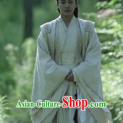 Chinese Historical Drama Ancient Crown Prince Qing Yu Nian Joy of Life Costume and Headpiece Complete Set