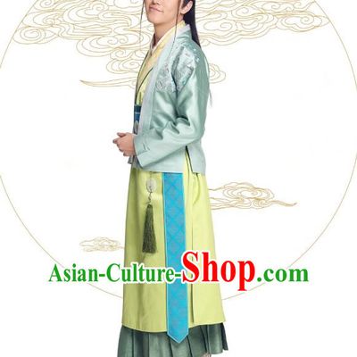 Chinese Ancient Young Prince Mo Jingxuan Clothing Historical Drama The Eternal Love Costume and Headwear for Men
