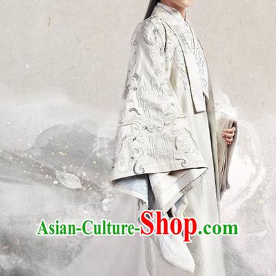 Chinese Ancient Crown Prince Mo Liancheng Clothing Historical Drama The Eternal Love Costume and Headwear for Men