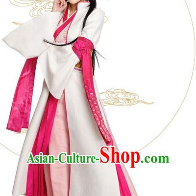 Chinese Historical Drama The Eternal Love Ancient Rich Lady Qu Xiaotan Costume and Headpiece for Women