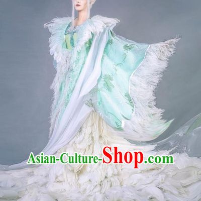 Chinese Historical Drama Swords of Legends Ancient Fairy Princess Xue Ji Costume and Headpiece for Women