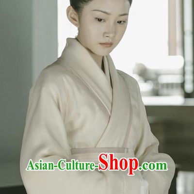 Chinese Ancient Court Maid Ling Yue Historical Drama Princess Silver Costume and Headpiece for Women