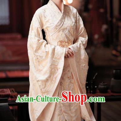 Chinese Ancient Royal Princess Rong Le Historical Drama Princess Silver Costume and Headpiece for Women