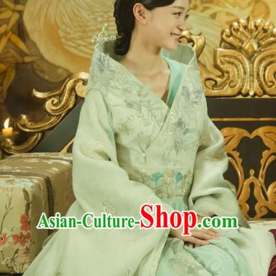 Chinese Ancient Imperial Concubine Ye Ningzhi Hanfu Dress Historical Drama Legend of the Phoenix Costume and Headpiece for Women