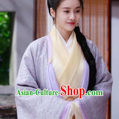 Chinese Drama Princess Silver Ancient Teahouse Hostess Man Yao Historical Costume and Headwear for Women