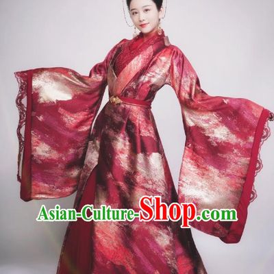 Drama Princess Silver Chinese Ancient Infanta Zhao Yun Wedding Historical Costume and Headpiece for Women