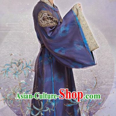 Chinese Drama The Love By Hypnotic Ancient Tang Dynasty Prince Li Xun Historical Costume and Headwear for Men