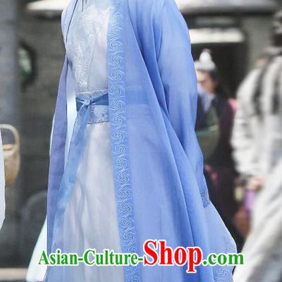 Drama Listening Snow Tower Chinese Ancient Swordsman Gao Mengfei Historical Costume and Headwear for Men