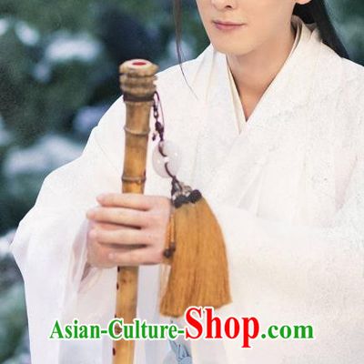 Chinese Ancient Dragon Prince Drama Sansheng Sanshi Pillow Eternal Love of Dream Su Moye Costume and Headpiece Complete Set