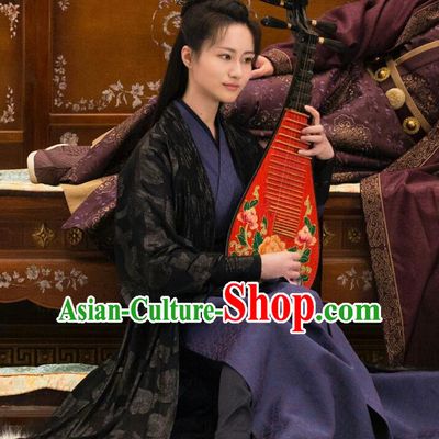 Chinese Ancient Ming Dynasty Courtesan Zhai Lanye Dress Drama Under the Power Yuan Jinxia Costume and Headpiece for Women