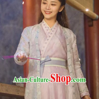 Chinese Ancient Ming Dynasty Female Detective Yuan Jinxia Dress Drama Under the Power Costume and Headpiece for Women