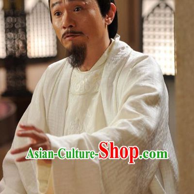 Drama Dagger Mastery Chinese Ancient Tang Dynasty Poet Li Bai Costume Complete Set