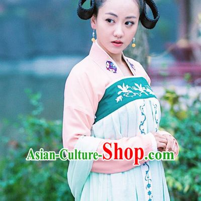 Chinese Ancient Female Swordsman Ling Xi Dress Historical Drama Demon Catcher Costume and Headpiece for Women