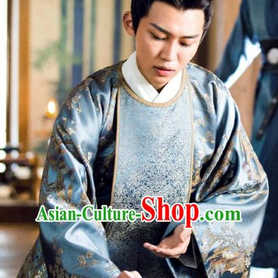 Chinese Ancient Prince Hanfu Clothing and Jade Hairpin Drama Love of Thousand Years Childe Li Yuan Historical Costumes