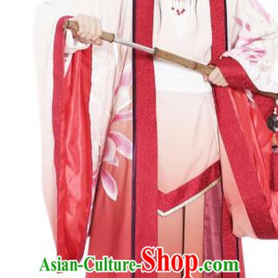 Drama Men with Sword Chinese Ancient Royal Prince Murong Li Costume and Headpiece Complete Set