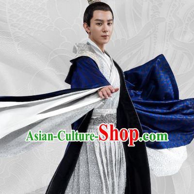 Chinese Ancient Royal Prince Clothing and Hairdo Crown Drama Oh My Emperor Yao Guang Costumes