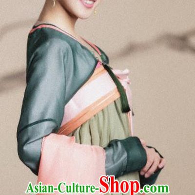 Chinese Ancient Palace Lady Historical Costumes and Hairpin Drama Tang Dynasty Tour Ling Long Hanfu Dress