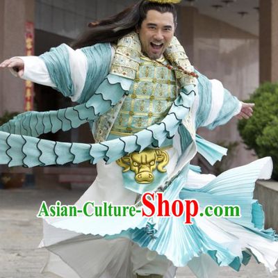 Chinese Ancient Tang Dynasty Nanzhao King Clothing and Headwear Drama Legend of Southwest Dance and Music Yi Mujiu Costumes