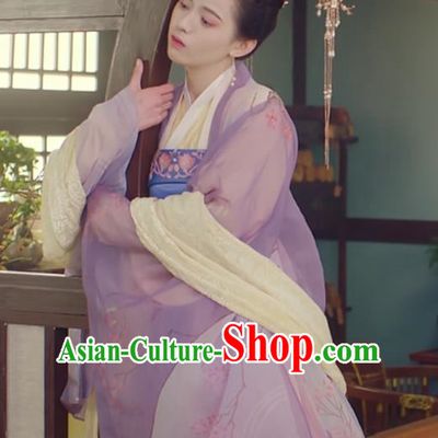 Chinese Ancient Princess Consort Garment Dress and Headdress Drama To Get Her Palace Lady Apparels Lin Zhengzheng Costumes