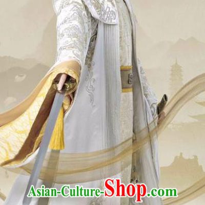 Chinese Ancient Garment Costumes and Hairdo Crown Drama I am A Pet At Dali Temple Crown Prince Hanfu Apparels