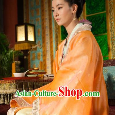 Chinese Ancient Court Rani Apparels Costumes and Headwear Drama The World of Love Royal Princess Yuan Yuezheng Hanfu Dress Garment
