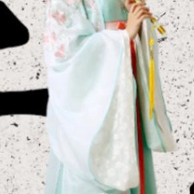 Chinese Ancient Princess Consort Blue Garment Costumes and Hairpins Drama The World of Love Rani Yuan Yuezheng Hanfu Dress