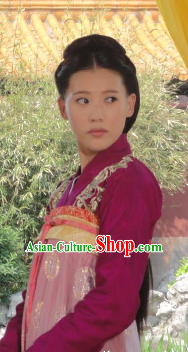 Chinese Ancient Princess Costumes Garment and Headpieces Drama The Empress Court Maid Dress Apparels Chinese Ancient Princess Costumes Garment and Headpieces Drama The Empress Court Maid Dress Apparels