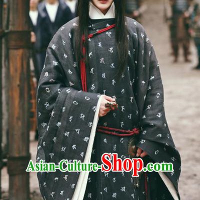 Chinese Ancient Evil Swordsman Garment Tang Dynasty Clothing and Headwear Drama Wu Xin The Monster Killer Bai Liuli Apparels