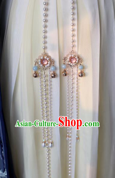 Chinese Ancient Princess Pendant Women Accessories Pearls Tassel Waist Jewelry Chinese Ancient Princess Pendant Women Accessories Pearls Tassel Waist Jewelry