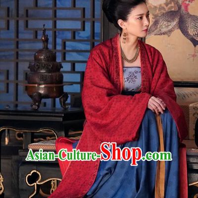 Chinese Ancient Song Dynasty Empress Cao Danshu Dress Historical Costumes and Headdress Drama Serenade of Peaceful Joy Jiang Shuying Garment
