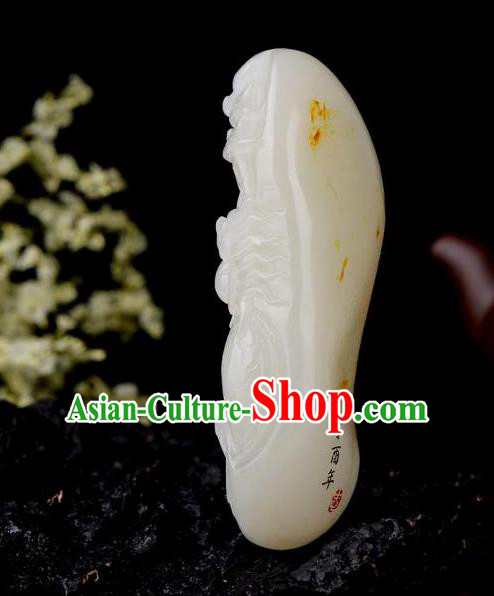 Chinese Ancient Carving Jade Fish Dragon Accessories Jade Craft Jade Handgrip Chinese Ancient Carving Jade Fish Dragon Accessories Jade Craft Jade Handgrip