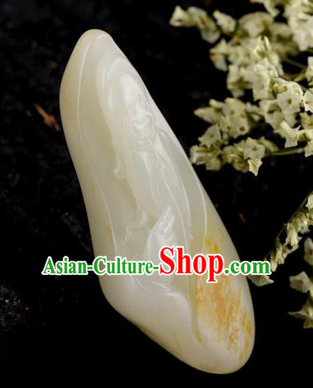 Chinese Ancient Carving Guan Yu Jade Accessories Jade Handgrip Jade Craft Chinese Ancient Carving Guan Yu Jade Accessories Jade Handgrip Jade Craft