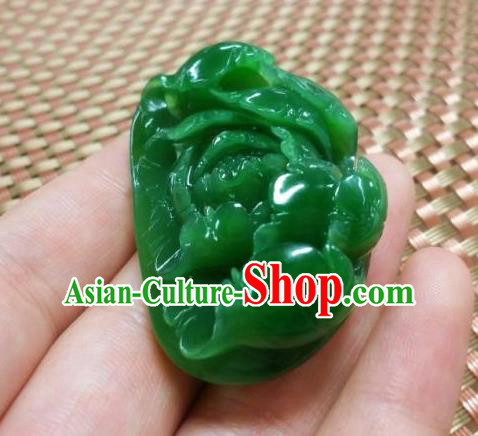 Chinese Ancient Carving Peony Jade Accessories Jade Handgrip Hetian Jade Craft Pendant Chinese Ancient Carving Peony Jade Accessories Jade Handgrip Hetian Jade Craft Pendant