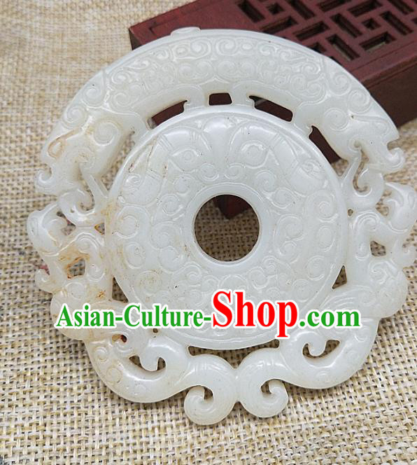 Chinese Handmade Jade Label Craft Jade Necklace Accessories Carving Phoenix Jade Handgrip Pendant Chinese Handmade Jade Label Craft Jade Necklace Accessories Carving Phoenix Jade Handgrip Pendant