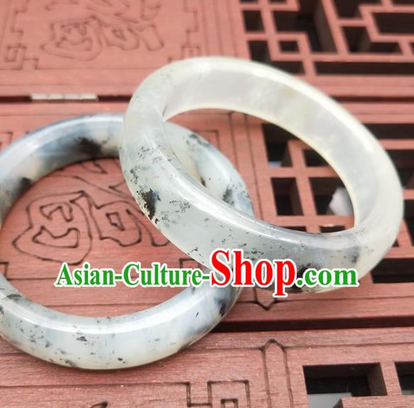 Chinese Ancient Hanfu Jade Bracelet Hetian Jade Bangle Jewelry Accessories Chinese Ancient Hanfu Jade Bracelet Hetian Jade Bangle Jewelry Accessories