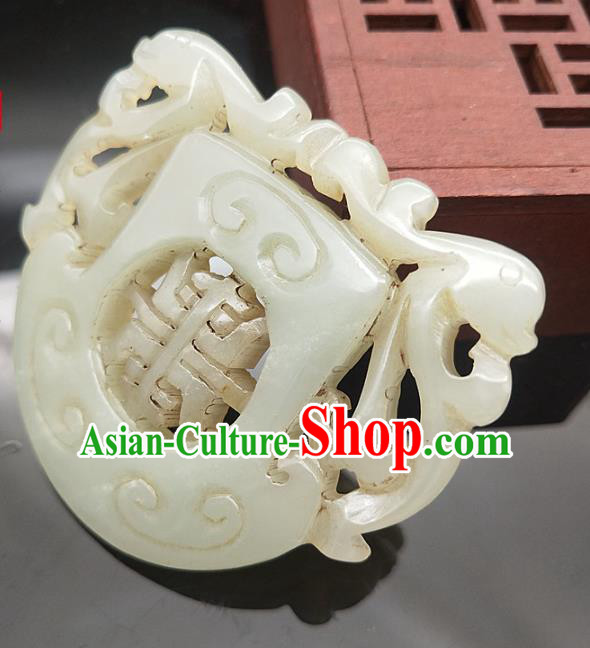 Chinese Handmade Jade Longevity Lock Accessories Handgrip Craft Jade Jewelry Jade Necklace Pendant Chinese Handmade Jade Longevity Lock Accessories Handgrip Craft Jade Jewelry Jade Necklace Pendant