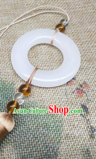 Chinese Ancient Hanfu White Jade Waist Accessories Men Jade Jewelry Pendant Chinese Ancient Hanfu White Jade Waist Accessories Men Jade Jewelry Pendant