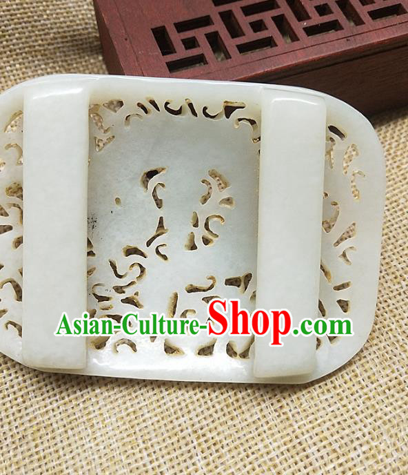 Chinese Ancient Hanfu Jade Belt Knot Accessories Men Carving Dragon Jade Jewelry Ornaments Chinese Ancient Hanfu Jade Belt Knot Accessories Men Carving Dragon Jade Jewelry Ornaments